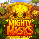 Mighty Masks ๋ก๊ณ