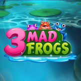 3 Mad Frogs 로고