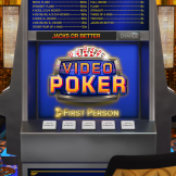 First Person Video Poker - Evolution 로고