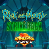 Rick and Morty Strike Back Rapid Fire Jackpots 로고