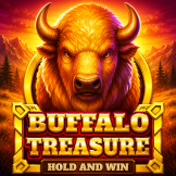 Buffalo Treasure Hold and Win 로고