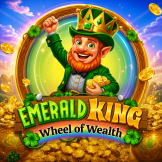 Emerald King Wheel of Wealth 로고
