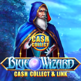 Blue Wizard Cash Collect and Link 로고