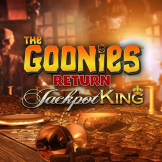 The Goonies Return Jackpot King 로고