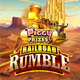 Piggy Prizes Railroad Rumble 로고