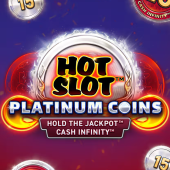 Hot Slot Platinum Coins 로고
