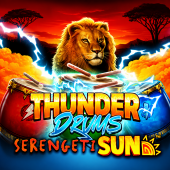 Thunder Drums Serengeti Sun 로고