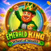 Emerald King Wheel of Wealth 로고