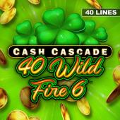 Cash Cascade - 40 Wild Fire 6 로고