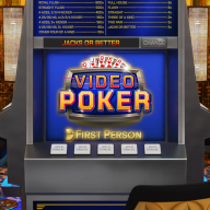 First Person Video Poker - Evolution 로고