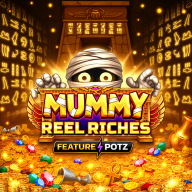 Mummy Reel Riches 로고