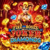 Fire and Roses Joker Diamonds 로고