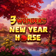 3 Wonders New Year Horse 로고