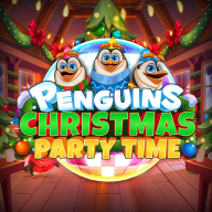 Penguins Christmas Party Time 로고