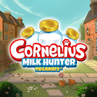 Cornelius Milk Hunter Megaways 로고