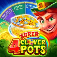 4 Super Clover Pots 로고