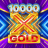 10000x Gold 로고
