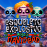 Esqueleto Explosivo Feliz Navidead 로고