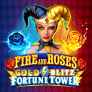 Fire and Roses Gold Blitz Fortune Tower 로고