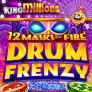 12 Masks of Fire Drum Frenzy King Millions 로고