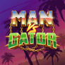 Man vs Gator 로고