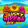 3 Lucky Hippos 로고