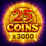 25 Coins x3000 로고