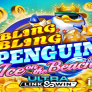 Bling Bling Penguin: Ice On The Beach 로고