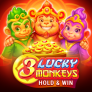 3 Lucky Monkeys Hold & Win 로고