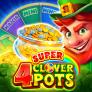 4 Super Clover Pots 로고